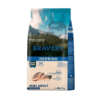 BRAVERY HERRING MINI ADULT SMALL BREEDS  2 KG